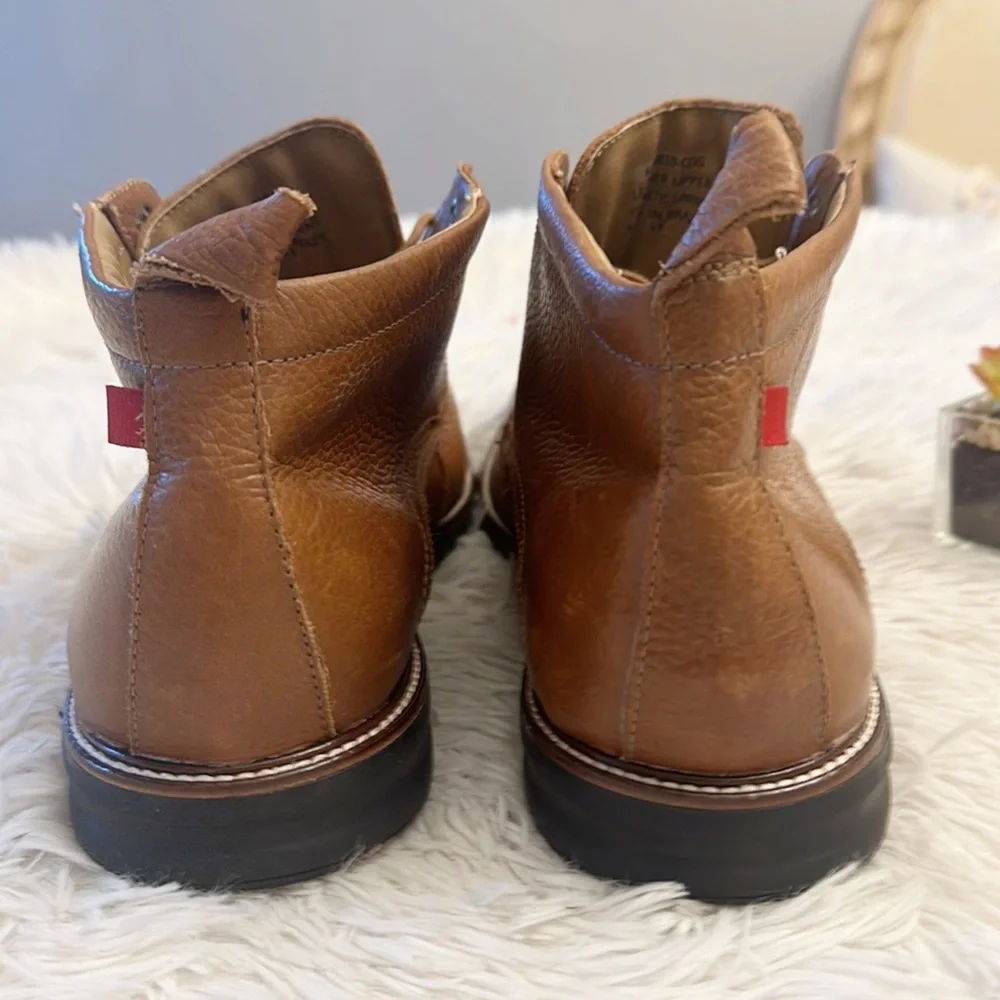 NEW $195 Marc Joseph New York Dover St. Brown leather chukka boots men size 13